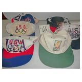 6 Olympic hats most never worn