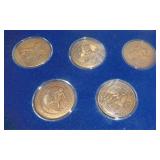 1988 Calgary Olympic token set