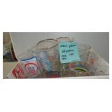 1976, 1992, 1985 Olympic glasses