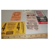 Racing tickets