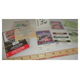 Racing tickets