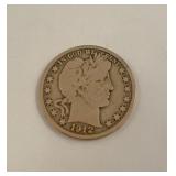 1912 barber/liberty head half dollar
