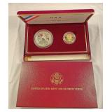 1988 Olympic United States mint coins proof