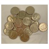 20 - bicentennial half dollars