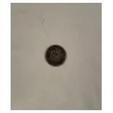1853 O half dime, Seated liberty