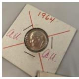 1964 AU dime