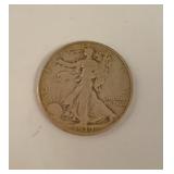 1939S walking liberty half dollar