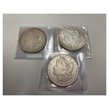 Morgan liberty dollars 1921, 1921S and 1921D