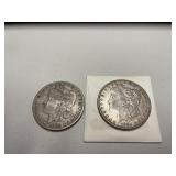 Morgan liberty dollars, 1883 and 1884