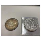 Morgan liberty Dollars 1886 x2