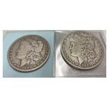 Morgan liberty dollars, 1888 and 1889-O