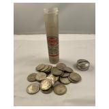 1940s, 50s, 60s Mercury dimes with SOHIO dime