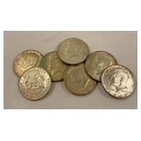 1960s 50 Cent pieces (7ct)