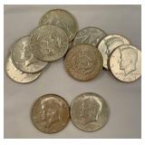 81967, 2-1969 Kennedy half dollars