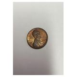 1964 Lincoln Penny with mistake in stamp of