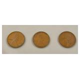 1911, 1914, 1917 pennies