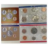 1984 uncirculated (mint) Denver and Philadelphia