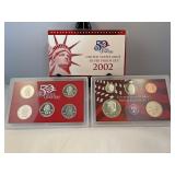 2002 United States mint silver proof set 50 state