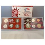 2004 United States mint silver proof set 50 state