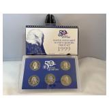1999 United States mint 50 state quarters proof