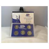 2001 United States mint 50 state quarter proof