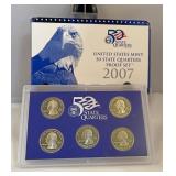 2007 United States mint 50 state quarters proof