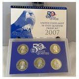 2007 United States mint 50 state quarter proof