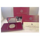 1988 United States Olympic coin proof silver