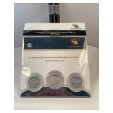 2011 America the beautiful quarters 3 coin