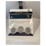 2011 America the beautiful quarters 3 coin