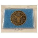 1973 Zane trace commemoration coin