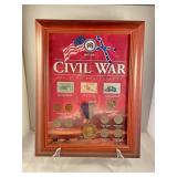 Very nice Civil War 150 year anniversary framed