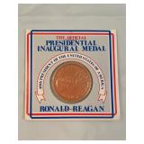 Presidential inaugural medal Ronald Reagan, pure