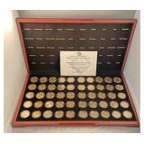 1999 - 2008 24 karat gold state quarters In