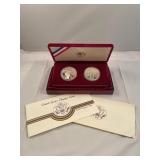 US Olympic 1984 silver mint set