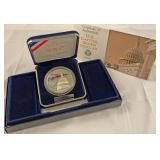 US Capitol silver dollar proof