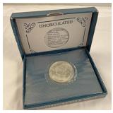 United States mint uncirculated silver coin