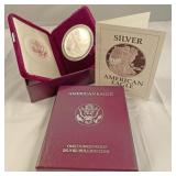 1991 American eagle 1 ounce proof silver bullion