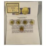 5-Indian five dollar gold coins