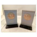 1981 and 1985 Ronald Reagan inaugural coins
