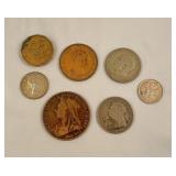 Early 1900s British coins