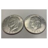 Eisenhower 1971 Dollars x2