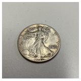 1942 walking liberty half dollar
