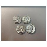 1957D x2, 1957×2, Washington silver Quarters
