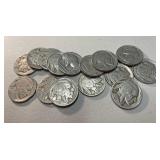 15 - 1935 buffalo/Indian head Nickels