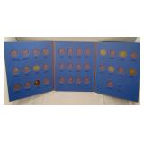 Liberty head nickel trifold with a few Nickels