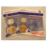 United States mint presidential coin and first