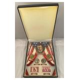 Theodore Roosevelt collection of coins and stamps