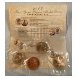 2007 first spouse bronze metal series for metal