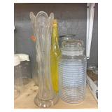 Miscellaneous glass vases